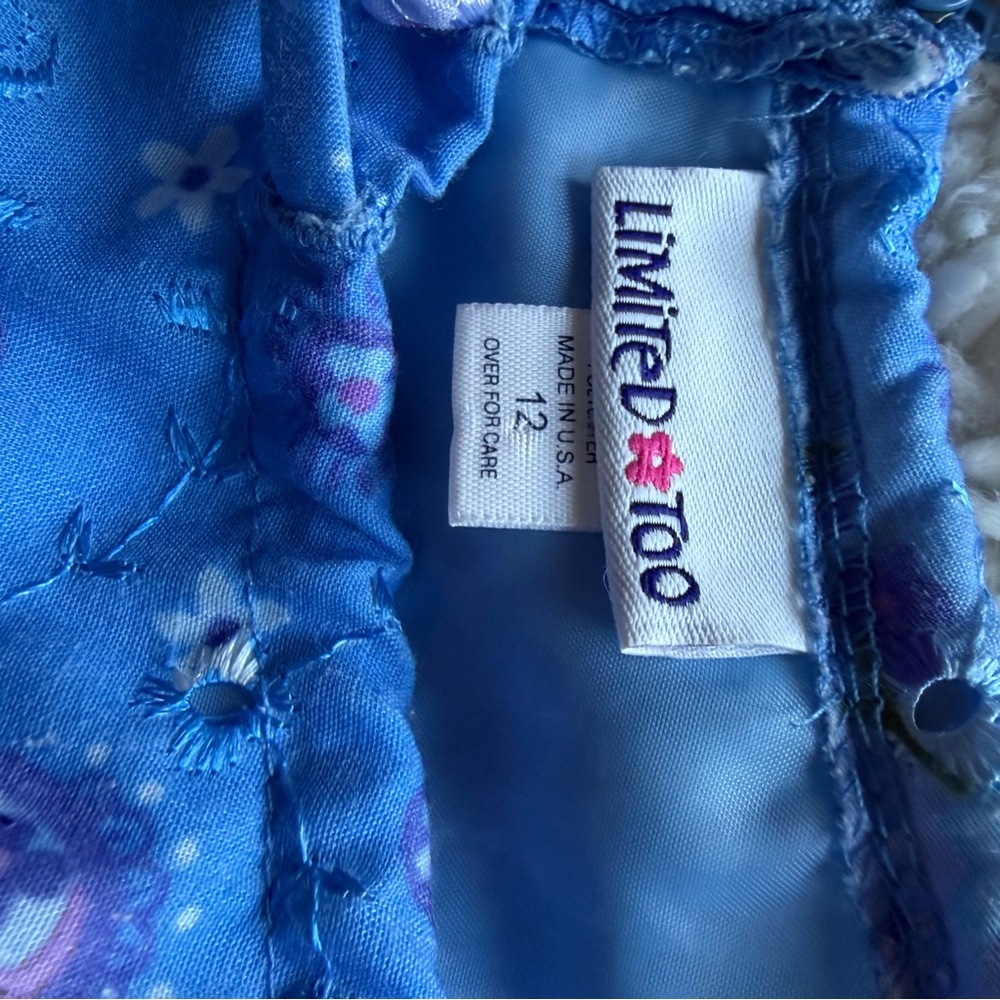 Vintage y2k Limited Too | Girls’ Size 12 | Whimsical Paisley and Floral Dress - Picture 2 of 5